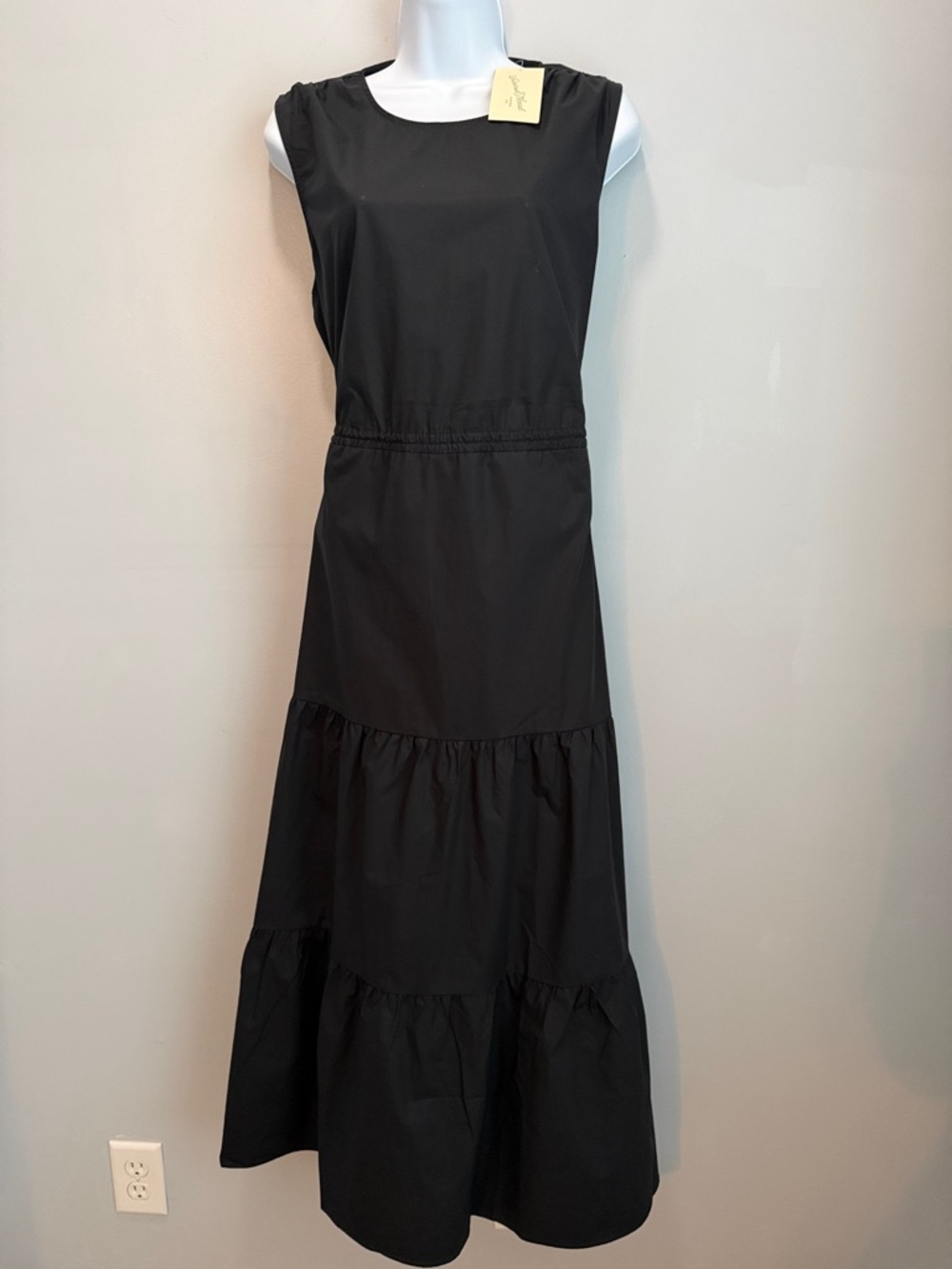 Universal Thread Black Poplin Maxi
